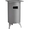 FM Calefacción Poêle à bois en acier rond - FM Calefaccion - CH-7 - 8Kw - 66% - Gris