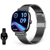 Ksix Iria Negro - Smartwatch 1.7- 2 Correas (metal + Silicona)
