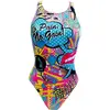 Turbo Crazy Comic Zwemkleding Veelkleurig 4XL Vrouw