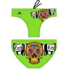 Turbo Money Skull Zwemslip Groen XL Man