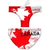 Turbo Canada Leaf Zwemslip Rood,Wit 2XL Man