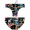 Turbo Black Comic Zwemslip Veelkleurig 3XL Man