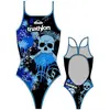 Turbo Skulls Triathlon Zwemkleding Blauw,Zwart XL Vrouw