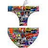 Turbo Comic Polo City Zwemslip Veelkleurig L Man