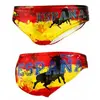 Turbo Spain Bull Tag 2015 Zwemslip Geel,Rood M Man