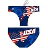 Turbo Usa Zwemslip Blauw M Man