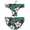Turbo Surf Flower Zwemslip Bruin 2XL Man