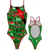 Turbo Christmas Zwemkleding Groen M Vrouw