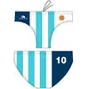 Turbo Argentina Zwemslip Wit,Blauw 5XL Man