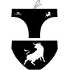 Turbo Bull Waterpolo Zwemslip Zwart XL Man