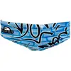 Turbo City Zwemslip Blauw S Man