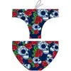 Turbo Roses & Skulls Zwemslip Blauw L Man