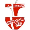 Turbo Denmark Zwemslip Rood 2XL Man