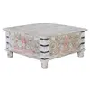 Table Basse En Manguier Multicolore