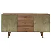 Buffet En Manguier Et Bronze