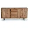 Buffet En Bois D'acacia Et Métal