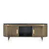 Meuble Tv En Manguier Et Bronze 150cm