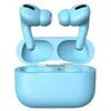 Ecouteur macaron TWS oreillette bluetooth sans fil casque-Bleu