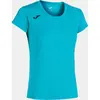Women's T-shirt Joma Record Ii Fluor Turquoise, Xs