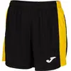 Joma Maxi Short Dames - Zwart / Geel | Maat: M
