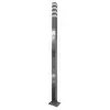 Lumihome - Lampadaire Pyramide Inox 200 cm 64 led smd 2835 21W ® Inox