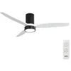 EDM - Ventilateur De Plafond Bois Lumière Led 3000/4000/6500k Kara