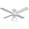 Ventilateur de plafond CARIBE 50W 85cm blanc 1xE27 60W EDM 33800