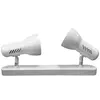 Deux projecteurs blancs LED bande 2xE27 Galaxy EDM 32005