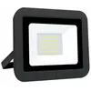 Projecteur LED plat Matel noir IP65 10W chaud