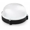 MATEL Applique murale d'extérieur led ronde en métal ip65 noire 12w neutre