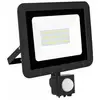 MATEL Projecteur LED avec capteur métal noir 30w