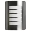 Matel Applique Murale Extérieure E27 Ip44 Fendue Acier Inoxydable
