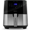Sogo AIR FRYER 5L DIGIFRYER S/S-1450W, Friteuse, Noir, Argent