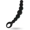 Intense toys - anale kralen - vrij van parabenen - zwart - 18.5cm - ma...
