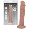Mr. Intense - dildo - dildo vibrator - dildo vrouwen - dildo mannen - dildo anaal - dildo xxl  - beige - flexibel - 22,3cm Ø 3cm / sex / erotiek toys
