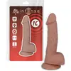 Mr. Intense - dildo - dildo vibrator - dildo vrouwen - dildo mannen - dildo anaal - dildo xxl  - beige - flexibel - 19,6cm Ø 3,2cm / sex / erotiek toys