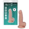 Mr. Intense - dildo - dildo vibrator - dildo vrouwen - dildo mannen - dildo anaal - dildo xxl  - beige - flexibel - 16,2cm Ø 3,1cm / sex / erotiek toys