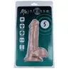 Mr. Intense - dildo - dildo vibrator - dildo vrouwen - dildo mannen - dildo anaal - dildo xxl  - beige - flexibel - 16,5cm Ø 3,5cm / sex / erotiek toys