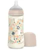 Suavinex, Wonderland, Biberon Tétine SXPro L - Wonderland Rose - 360ml