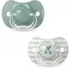 Suavinex Lot de 2 sucettes symétriques SXPro Birdies Vert (18 mois et +)