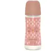 suavinex - zuigfles bonhemia - + 6 maand - 360 ml - pink