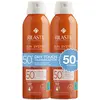 Sun System SPF50+ spray transparente dry touch pack 2 x 200 ml