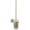 COSMIC Porte-brosse WC au sol en acier inoxydable gris clair