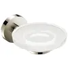Cosmic Porte-savon avec finition gris clair en acier inoxydable durable