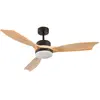 Ventilateur de plafond avec lumière 3 pales 56W 6 vitesses New York 7H...
