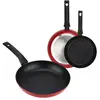 Nela Rouge Set de Poêles à Frire Induction 20-24-28 cm Aluminium 3mm, Antiadhésif sans pfoa Rouge - Fagor