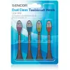 SENCOR Têtes de Brosse à Dents Sonic Protection SOX, 4-Pièces, Noir