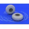 MAQUETTE B17 WHEELS 1/48 EDUARD 648078