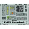 Eduard P-47D Razorback pour kit Tamiya