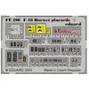 MAQUETTE F 18 HORNET PLACARDS 1/48 EDUARD FE196